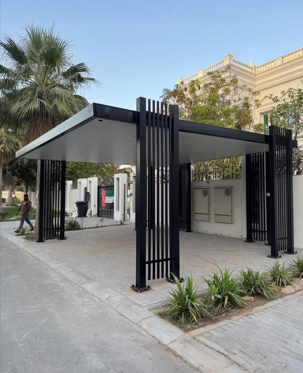 Aluminium Pergola detail view